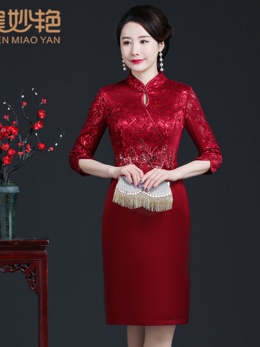 692670宴会时尚连衣裙